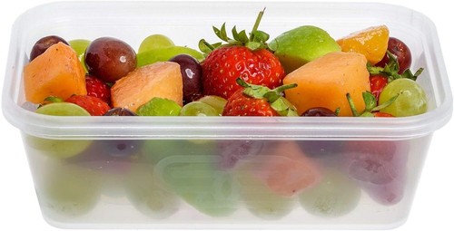 Plastic Containers 10-Pack Rectangular - Microwave & Dishwasher Safe - 4 Sizes - Picture 17 of 31