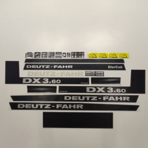 Deutz-Fahr DX 3.60 Optibloc StarCab Tractor Decal Aufkleber Adesivo Sticker Set - Picture 3 of 7