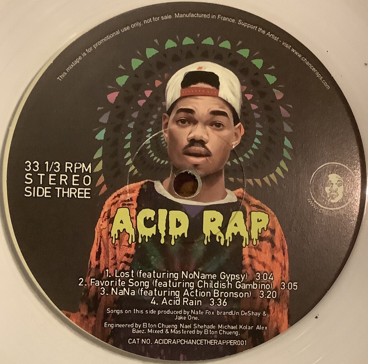 【2LP】ACID RAP - Chance The Rapper Chance The Rapper - Acid Rap - 2x LP Vinyl - Ear Candy Music