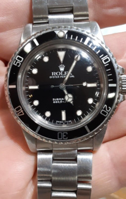 1984 Rolex 5513.WGS gloss dial. Serviced.
