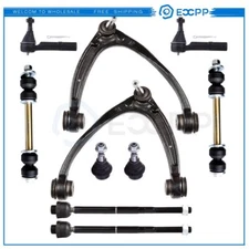 For 2007-2013 Chevy Suburban 1500 4WD 10Pcs Front Upper Control Arms Tie Rods