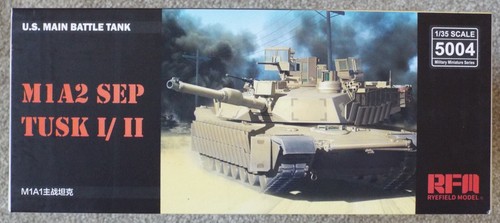 1/35 M1A2 SEP Abrams TUSK I & II / M1A1 TUSK (3 in 1) Rye Field Model #5004 MISB - Picture 11 of 12
