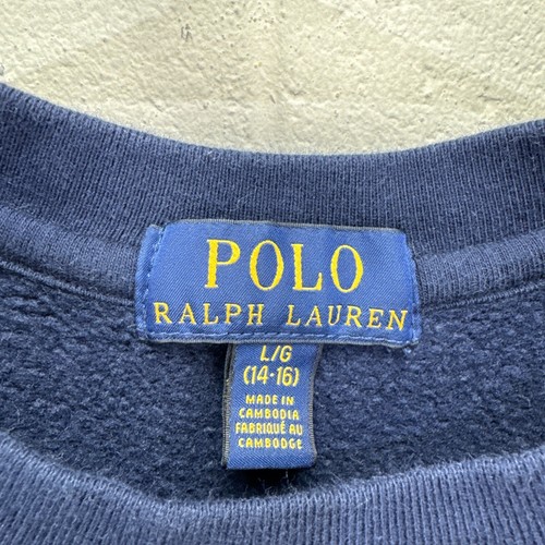 Polo Ralph Lauren RL Pullover Cuello Redondo Sudadera AZUL Juvenil Grande (14-16) - Imagen 2 de 20