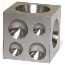 Dapping Doming Block 2" Jewelers Metalworking Jewelry Shaping Tool 2 Pcs