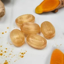 Sugar-Free Ginger Turmeric Hard Candy: 100 Pcs, Zero Sugar 7 Oz - 50 Pcs