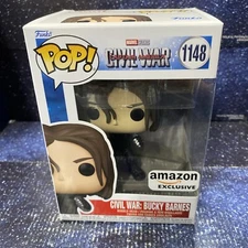 Funko Pop -Marvel Studios Civil War:  Bucky Barnes #1148 - Free Shipping