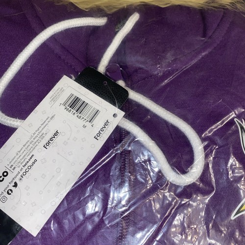 Kids NFL Team Apparel Minnesota Vikings Full Zip Pullover Hoodie Size Medium New - Bild 3 von 12