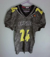 ProSphere Eagles #24 Kelsey camo v-neck short sleeve jersey women's top *Sz M*