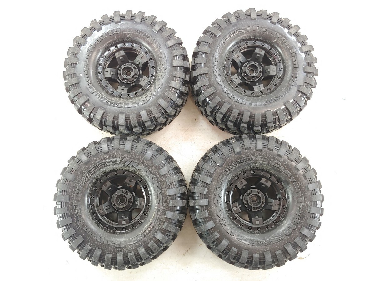 NEW TRAXXAS TRX-4 SPORT 4 Wheels &Tires Set Canyon Trail 1.9