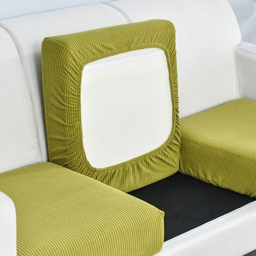 Polar Fleece Sofa Seat Cushion Cover Thick Fabric Sofa Cover Stretch Chair Cover - Picture 29 of 39