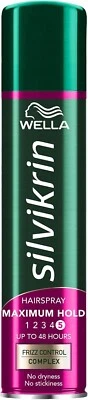 WELLA Silvikrin Hairspray Maximum Hold 400 ML UK