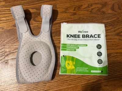 Wellnee Knee Brace For All Day Knee Discomfort Relief - One Size Fits All - NEW