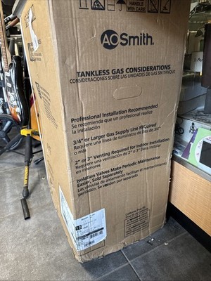 AO Smith Signature Series 6.6GPM 16kBTU Gas Tankless Water Heater GT15-240