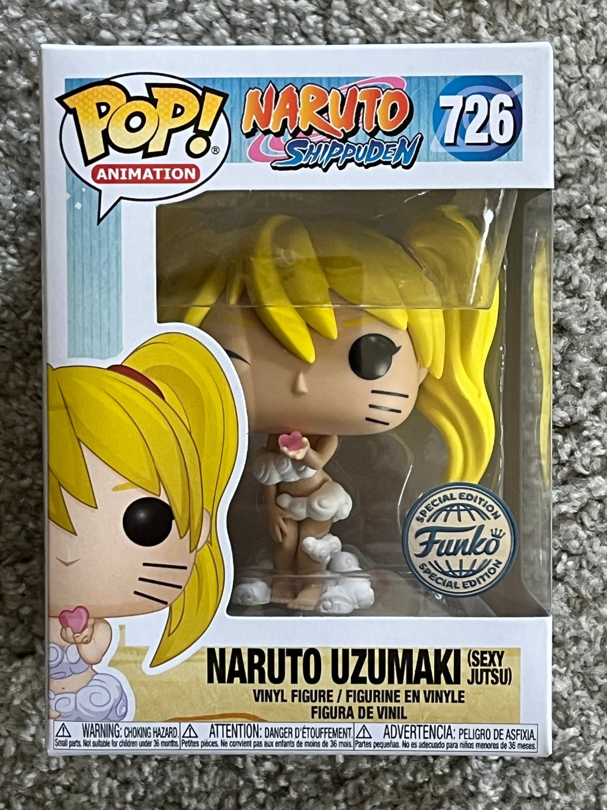 Funko Pop! Animation - Naruto Uzumaki (Sexy Jutsu) #726 Naruto Shippuden