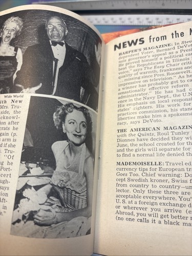 QUICK Magazine April 1952 Old Ads , Truman News And Events Old Issue - Picture 4 of 10