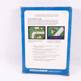 Vintage Mattel Intellivision Game Lot of 6 With Boxes Auto Racing PGA Golf