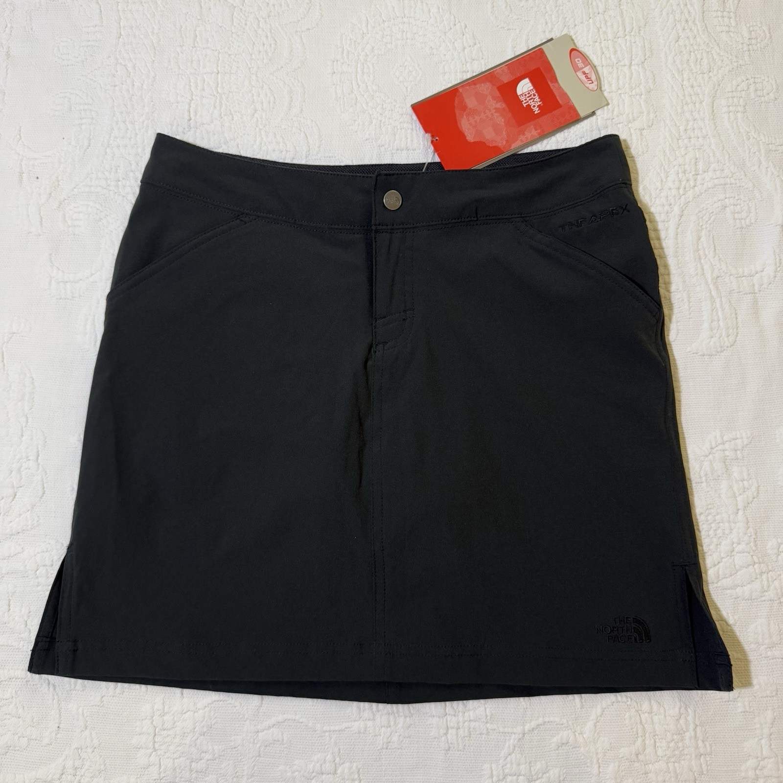 North Face Apex Casey Skort Size 2 Black Quick-Dry Tekware Skirt