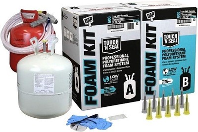 DAP  Touch 'n Seal  Foam Kit 600, 1.75 PCF (Low GWP), 44.16 LB Cream - 1EA