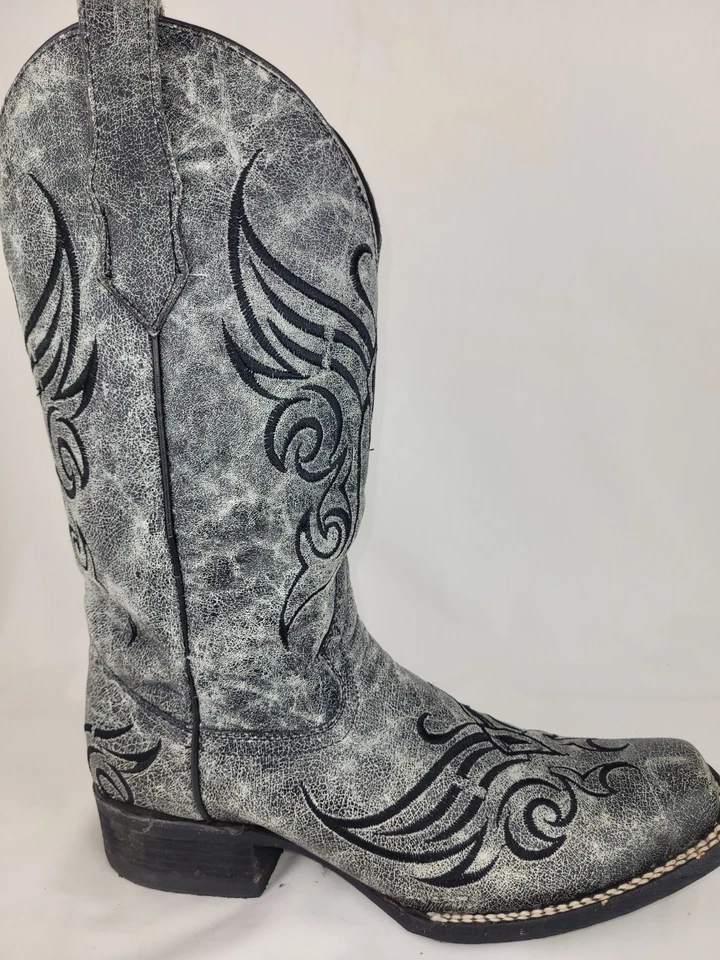 Botas vaqueras Circle G Corral talla 9M para mujer L5002 gris envejecido Foto 2 de 4