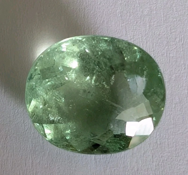 7.94 ct. Paraiba Turmalin Edelstein Oval Schliff Schmuck - Bild 2 von 4