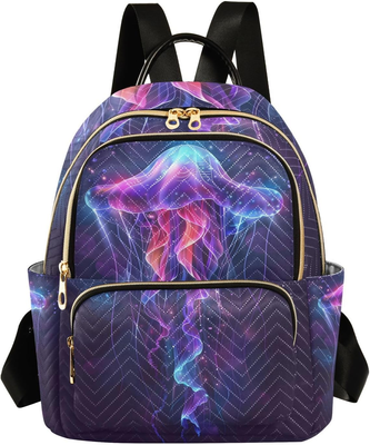 4001 Indian Sun and Moon Star Mini Backpack Purse Travel Bag Lightweight Moon & Stars Backpack – SPECTRUM-INDIA main image 3