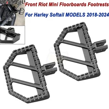 Pair Front Floorboard For Harley Softail Fatboy Breakout Deluxe Low Rider 18-24
