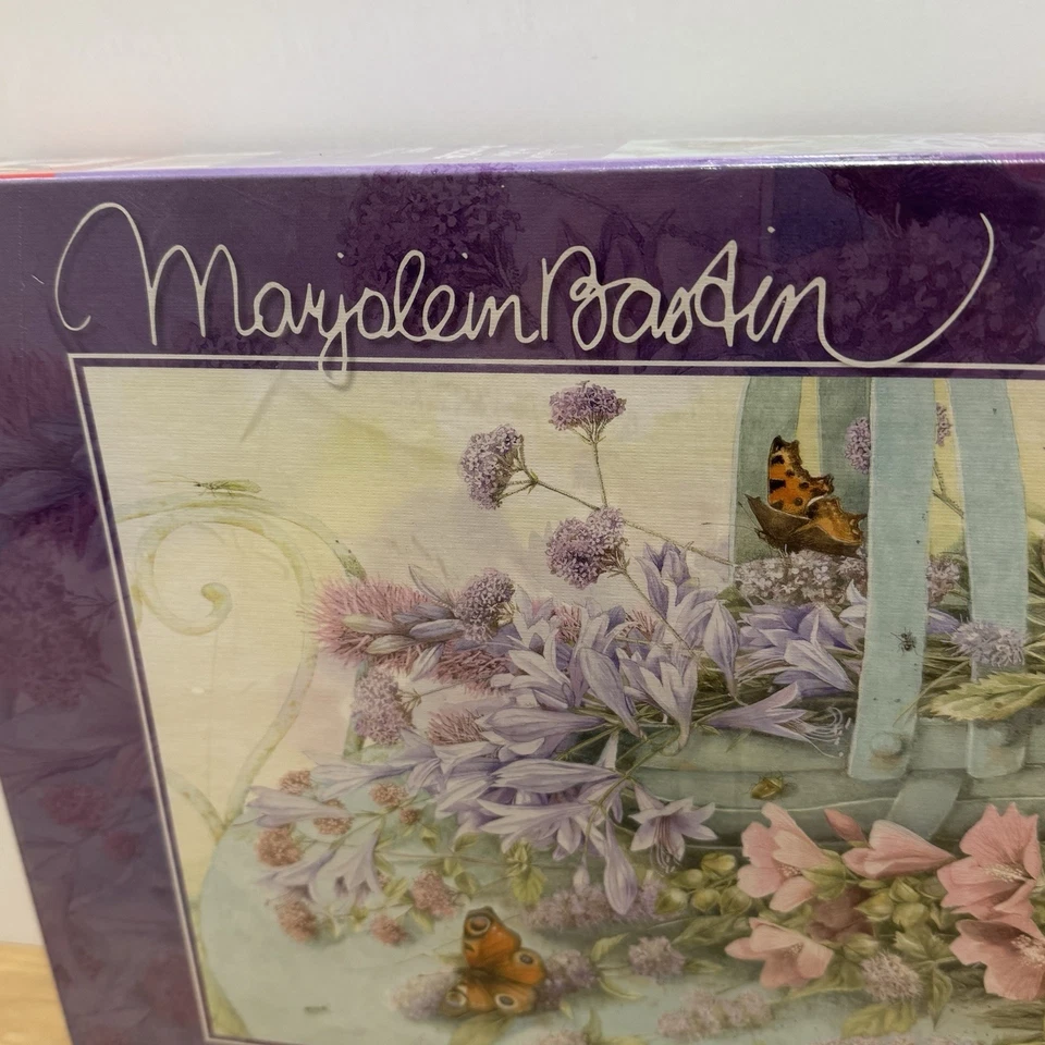 Rompecabezas de canasta de flores Marjolein Bastin 1000 piezas Schmidt NUEVO 59572 RARO Foto 4 de 4