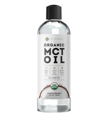MCT Oil for Coffee. Pure Coconut MCT C8 and C10 Oil 8Oz, Organic, Unflavored 