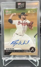 2020 TOPPS NOW # 417A BRYSE WILSON AUTO AUTOGRAPH LE 23/99 Atlanta Braves NLCS