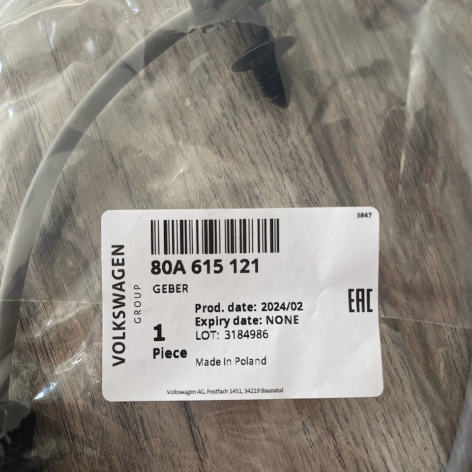 Juego de pastillas de freno originales VW/AUDI 80A698451R SQ5, SQ5 Sportback con sensor Foto 3 de 4