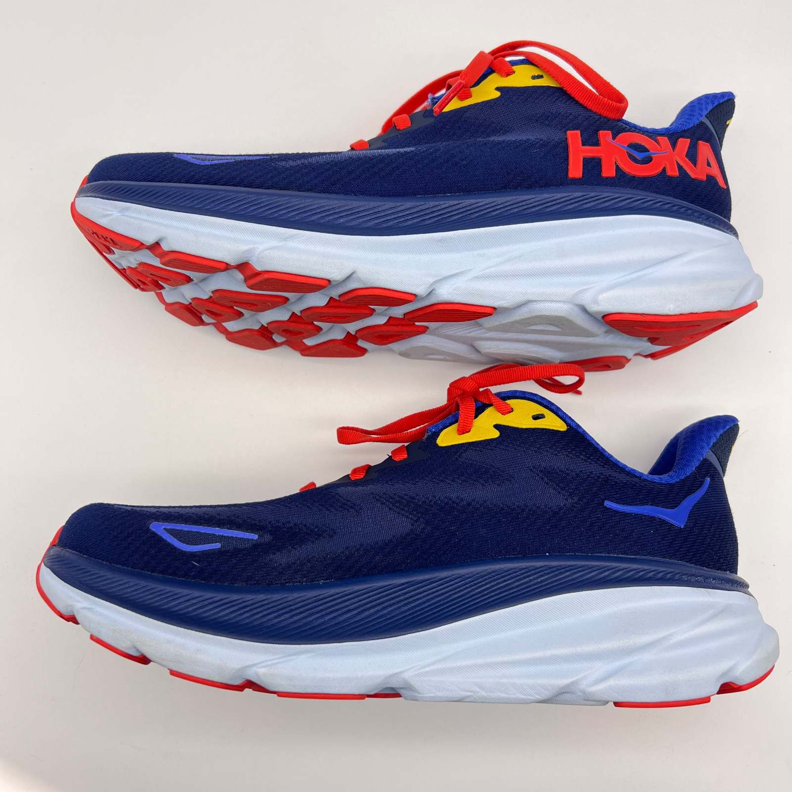 Mens Hoka Clifton 9 Running Shoes 1132210 BBDGB Bellwether Blue 7.5 2E Wide EE thumbnail 17
