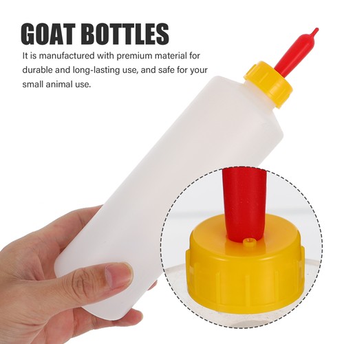 1 juego de biberón de leche de cordero biberón de leche de plástico taza de medición alimento para cabra bebé - Imagen 4 de 12