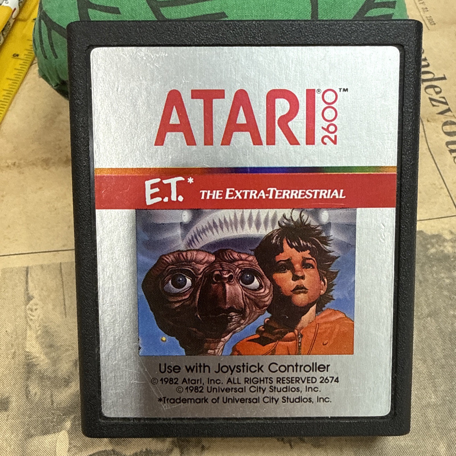 E.T. The Extra-Terrestrial (Atari 2600, 1982) Untested