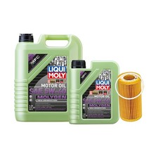 6L Liqui Moly Molygen New Gen 5W-40 Mann Engine Oil Change Kit for C70 S60 2.5