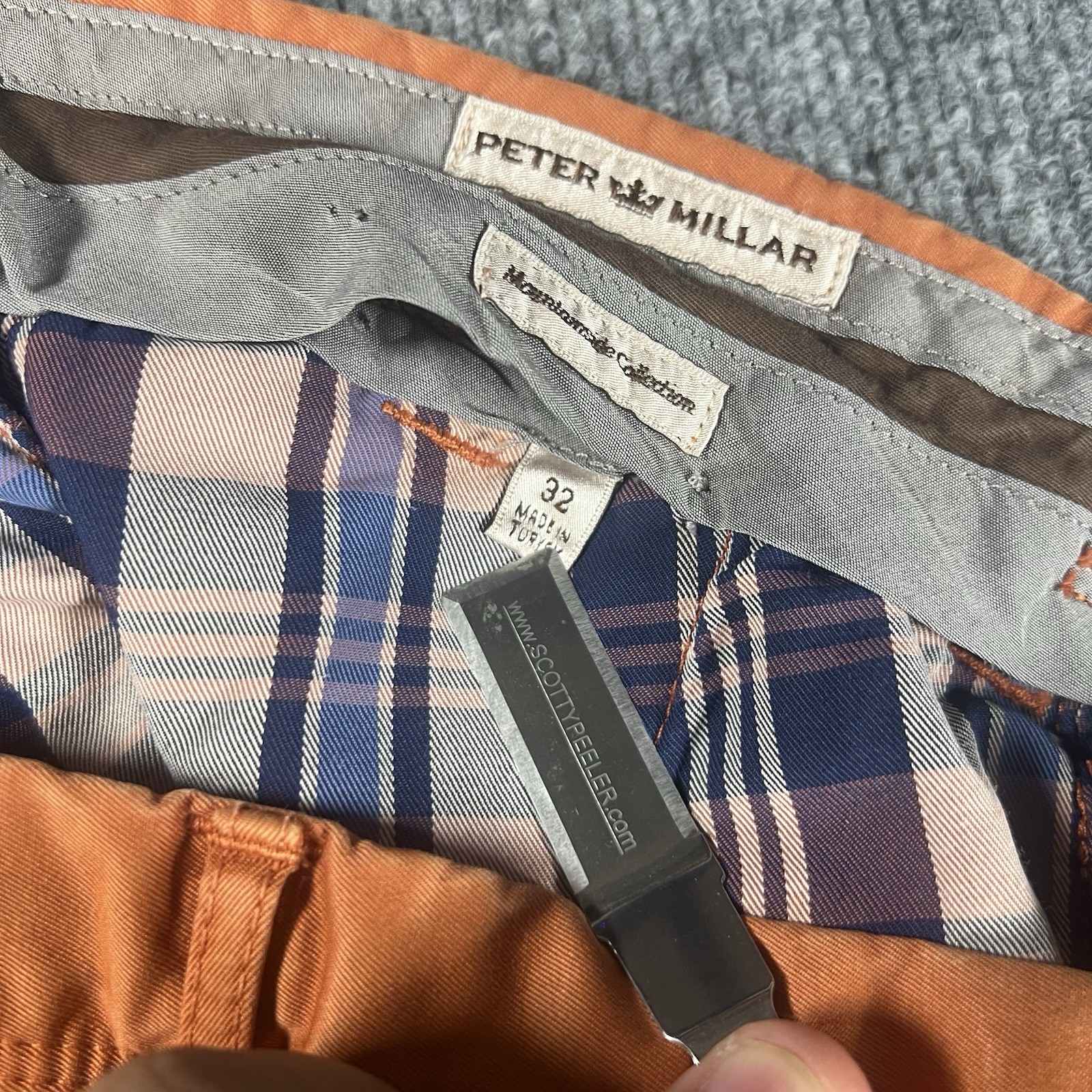 Peter Millar Mountainside Collection Orange Chino… - image 2