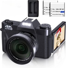 Digital Camera for Photography and Video with 180  Flip Screen,16X Digital Zoom