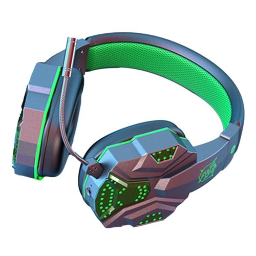 Casque de Jeu Sans Fil avec Micro pour PC Switch Gamer Vert 1 PCS P2X11300