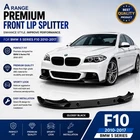 FOR BMW F10 5 SERIES 10-17 GLOSS BLACK M PERFORMANCE FRONT SPLITTER LIP DIFFUSER
