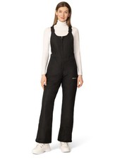 Arctix Womens Essential Insulated Bib Overalls M 8-10 Black Ski Bibs Snowboard