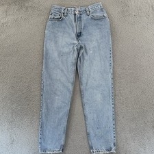 Vintage Levi's 550 Jeans Womens 8 Blue Tapered Leg 90s Relaxed Fit 28x30 Denim