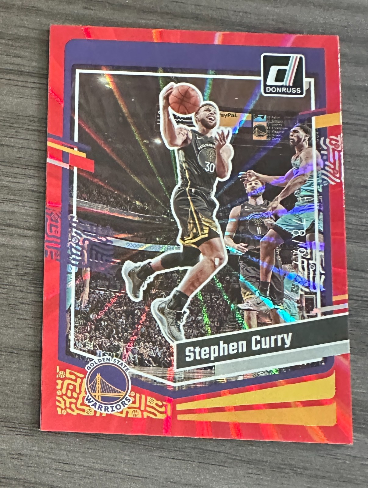 2023-24 Donruss Holo Red Laser #65 Stephen Curry /99 #X16340