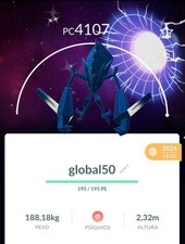 Pok mon Go Trade Shiny Necrozma Background Global Lvl 50 3 Moves