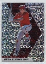 2021 Panini Mosaic Quick Pitch Silver Mosaic Prizm Ryan Zimmerman #183 0e2x
