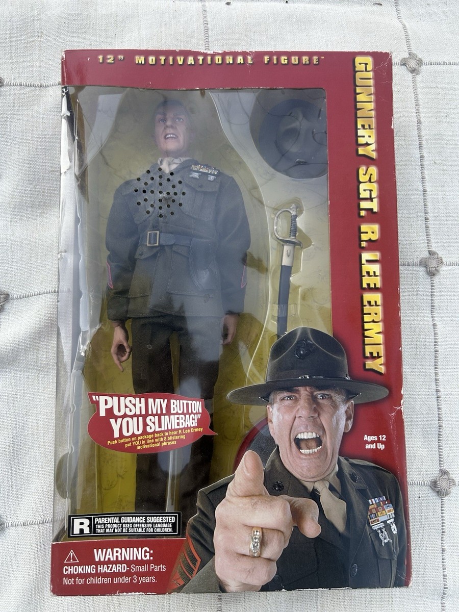 Lee Gunnery Sgt. R. Ermey Military Action Figure for sale