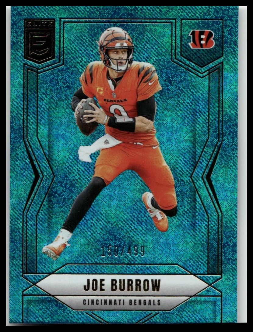 2025 Panini Donruss Elite - Joe Burrow #81 Teal Matrix /499