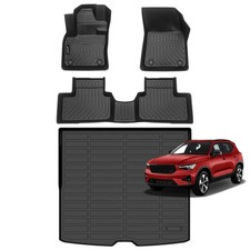 Jenofa Floor Mats  Cargo Liner for 2019-2025 Volvo XC40 All Weather Custom Full