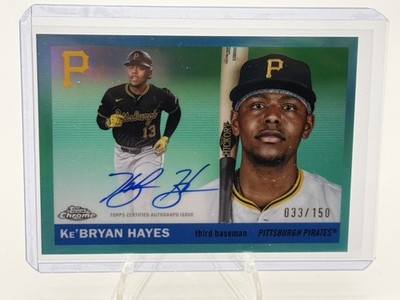 2025 Topps Chrome Platinum - Ke'Bryan Hays Aqua Auto /150 #CPA-KH