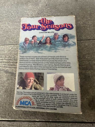 Die vier Jahreszeiten Betamax Beta Tonband Alan Alda Carol Burnett Vintage Film - Bild 4 von 5