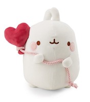Nici Kuscheltier Molang Mit Herzballon 12Cm Weiß - Stofftier Aus Weichem PlüSch,
