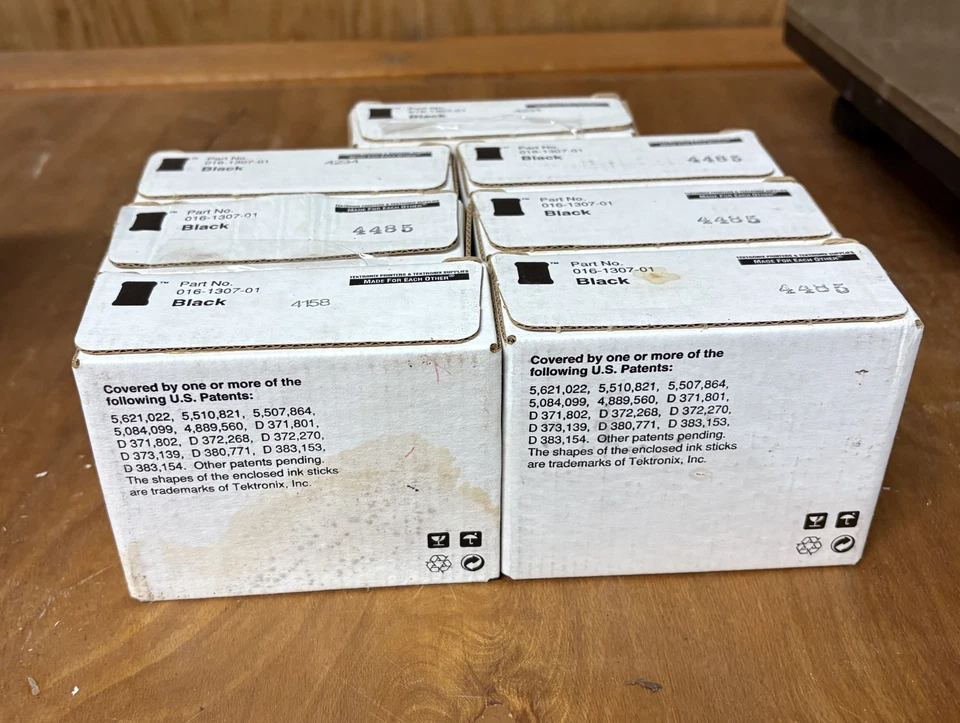 7 ea. Tektronix ColorStix Ink Black Ink, Part #016-1307-01, Phaser 340/350/360 - Image 3 of 4